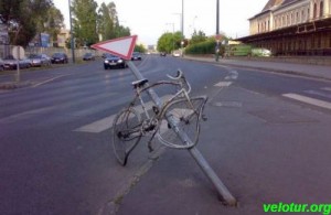 Велосипед на знаке